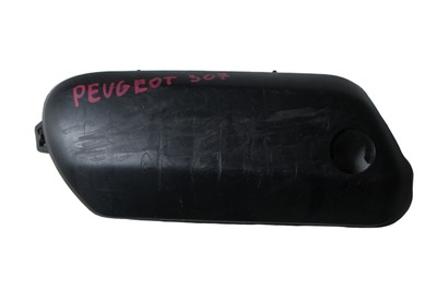 Czarna prawa nakładka zderzaka przedniego do Peugeot 307 9653583377