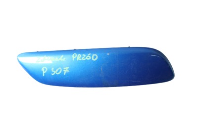 Niebieska prawa przednia listwa zderzaka do Peugeot 307 lift 9653414577