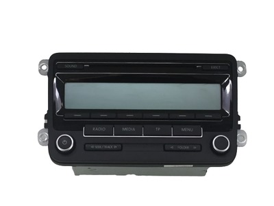 Czarne radio oryginalne do VW Golf VI 1K0035186AA
