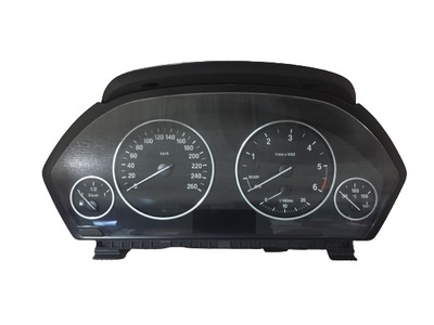 Czarny licznik zegary do BMW F30 F31 2.0d 9232893