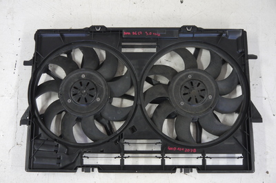 Czarne wentylatory chłodnicy do Audi A6 C7 3.0 TFSI 4H0121207B