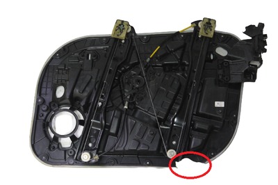 Czarny podnośnik szyby lewy przedni do Volvo XC90 II z numerem części : 31349762