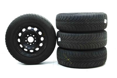 4 czarne koła  6,5jx15h2 Goodyear Ultragrip 6 m/s 195/65/R15 91T 5mm 2002R5x120