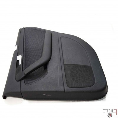 czarna tapicerka boczne tylne prawe drzwi boczek do samochodu Audi A3