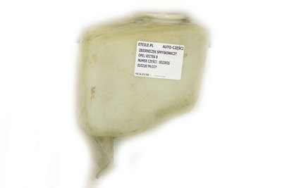 Biały plastikowy zbiorniczek spryskiwaczy do Opla Zafiry A z numerem części : 0023935