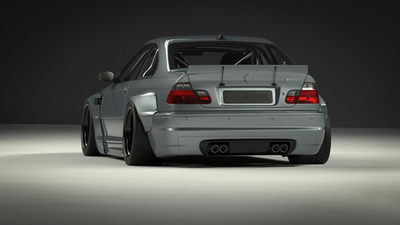 kompletne poszerzenie karoserii wide body kit do BMW 3 E46 pandem błotników