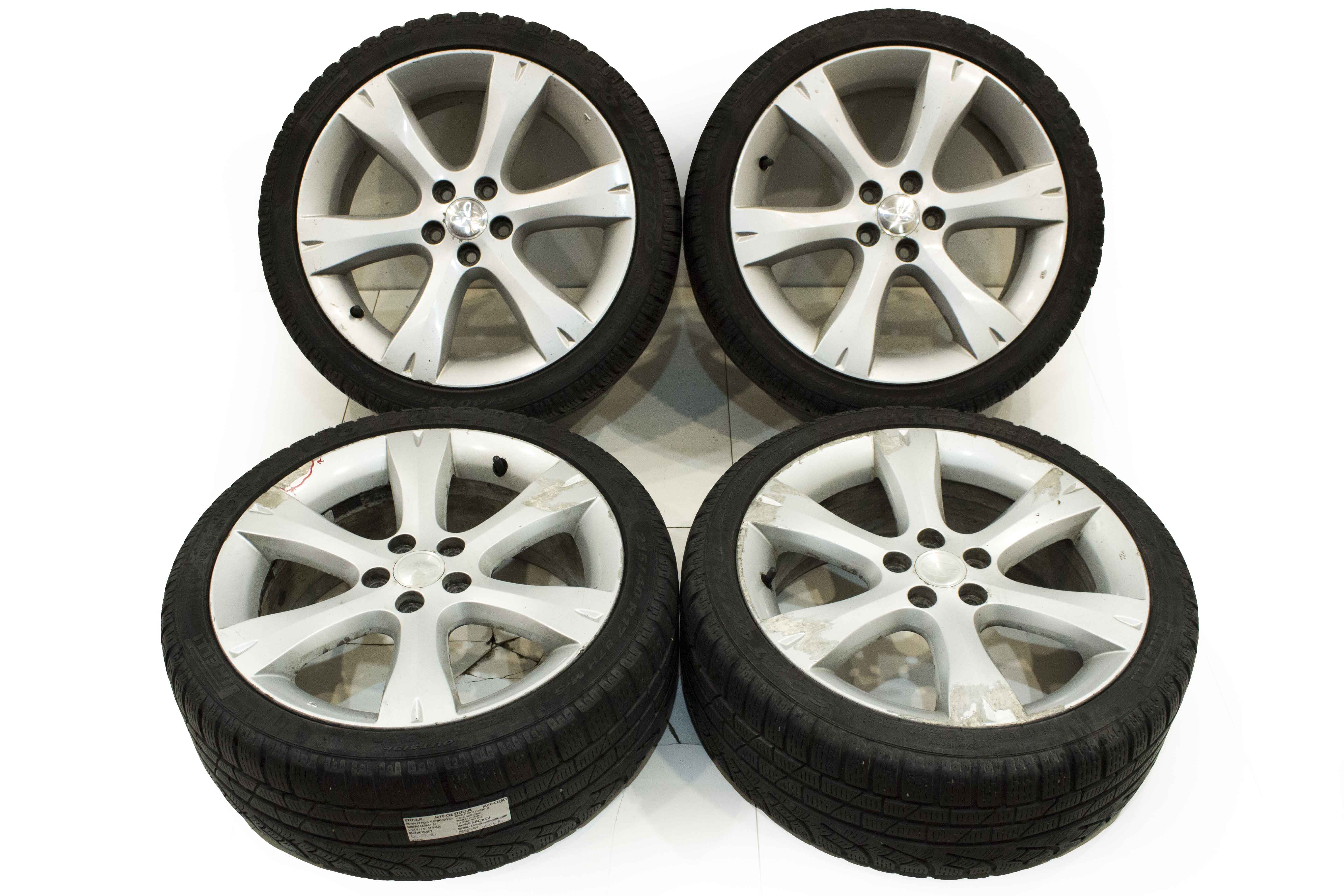 Komplet Kół Koła Alufelgi Opony Zimowe Subaru Legacy Iv 17x7jj Et 55