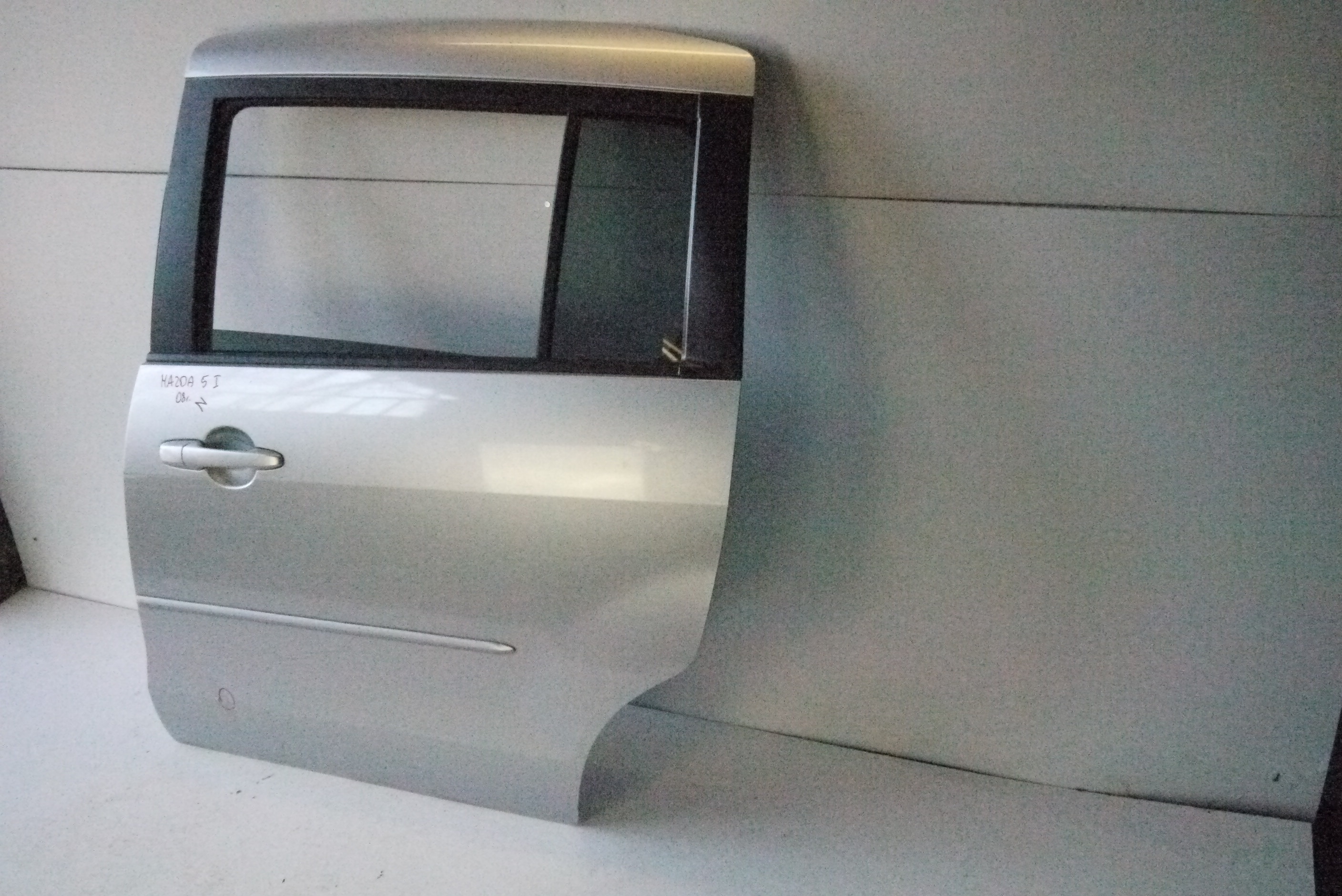 Kpl Kompletne Drzwi Lewe Tylne Lewy Tył Mazda 5 I Srebrne