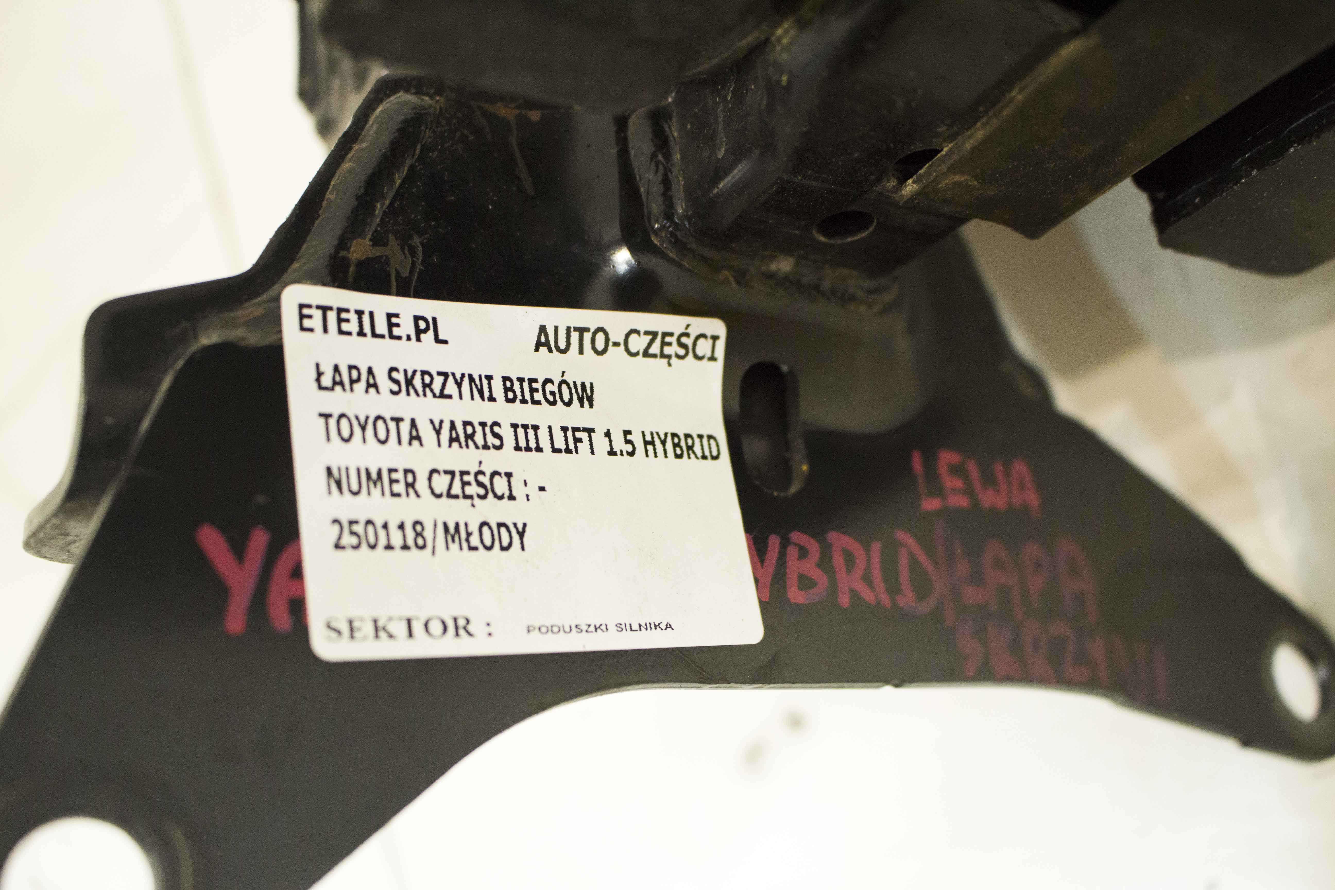 łapa Poduszka Skrzyni Biegów Toyota Yaris Iii 1.5 Hybrid