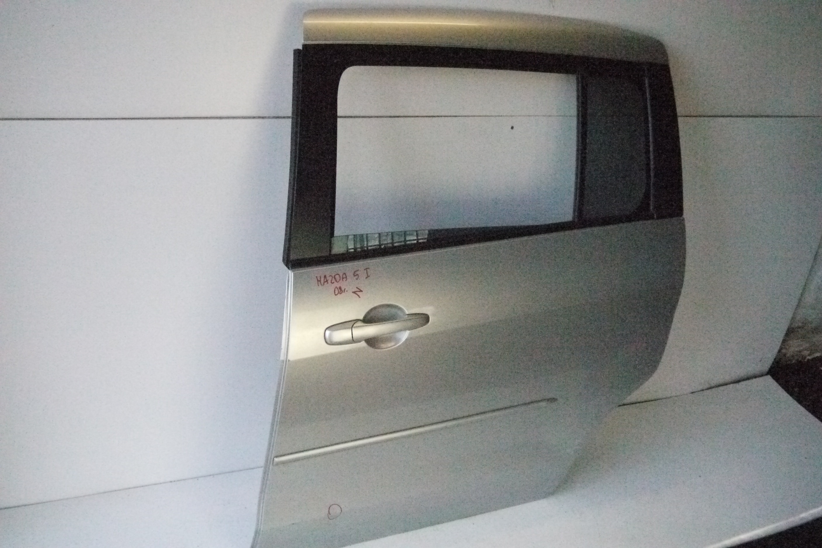 Kpl Kompletne Drzwi Lewe Tylne Lewy Tył Mazda 5 I Srebrne